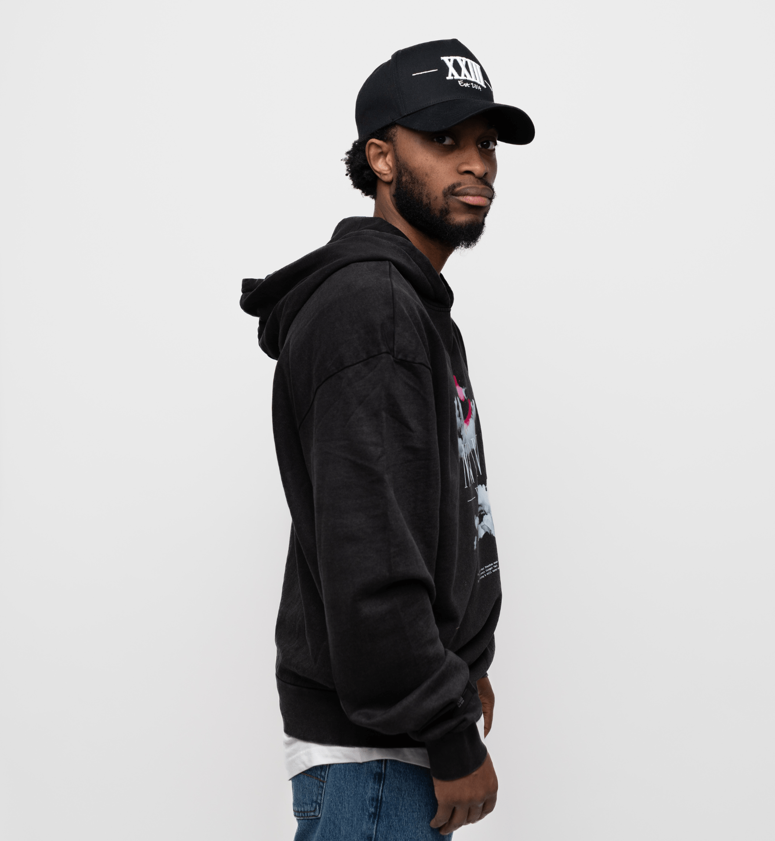 NB Genzou Washed Oversize Hoodie Asphalt - new - bav