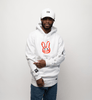 NB Owen 1 - 100 Limited Hoodie White - Fluo Orange - new - bav