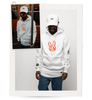 NB Owen 1 - 100 Limited Hoodie White - Fluo Orange - new - bav