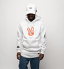 NB Owen 1 - 100 Limited Hoodie White - Fluo Orange - new - bav