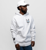 NB Owen Hoodie - White Fluro Blue - new - bav