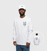 NB Owen Longsleeve - White Fluro Blue - new - bav