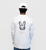 NB Owen Longsleeve - White Fluro Blue - new - bav