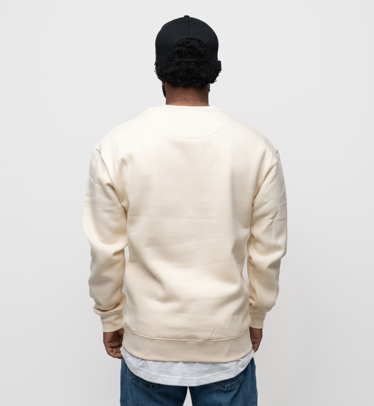 NB Owen Sweatshirt Offwhite - Blackprint - new - bav