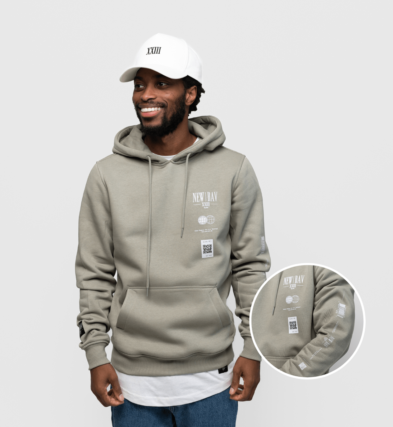 NB Piqué 2.0 Hoodie Pale Olive - new - bav