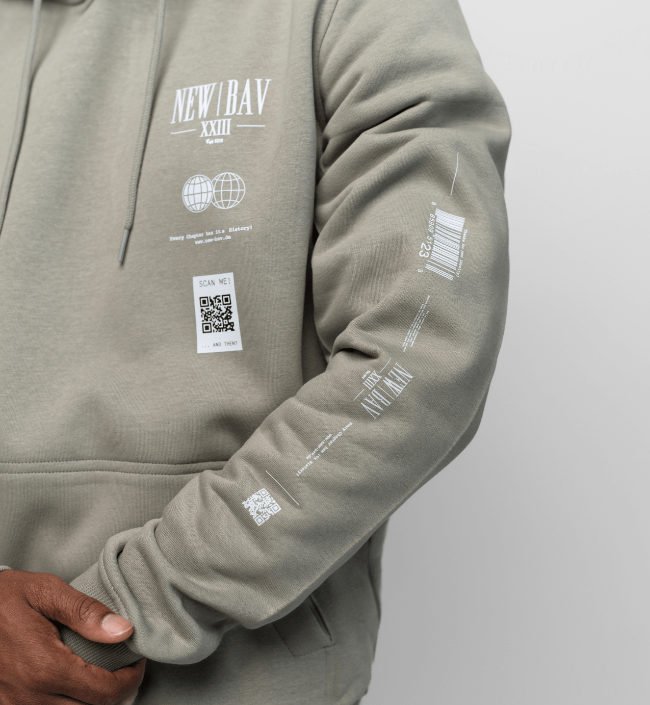 NB Piqué 2.0 Hoodie Pale Olive - new - bav