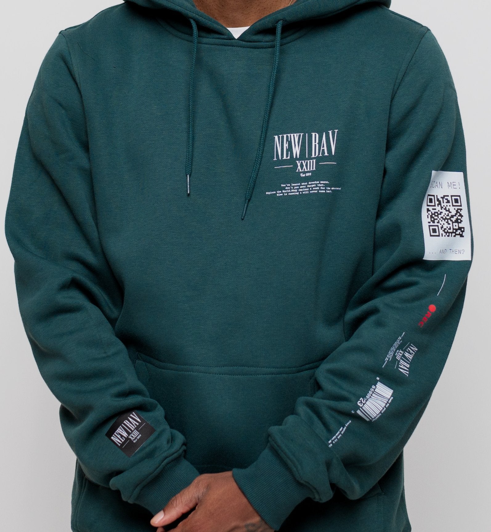 NB Pique Hoodie Bottlegreen - new - bav