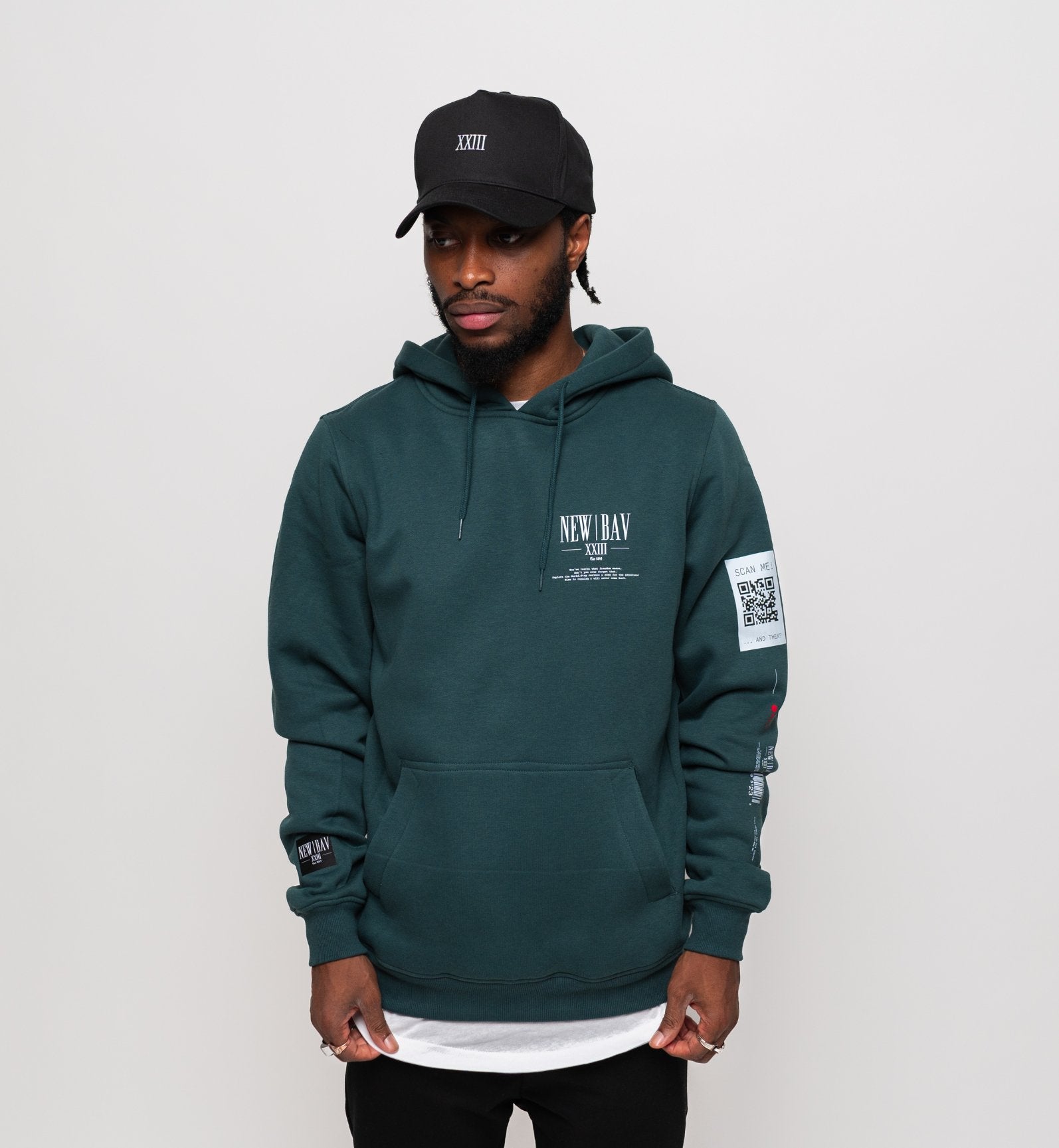 NB Pique Hoodie Bottlegreen - new - bav