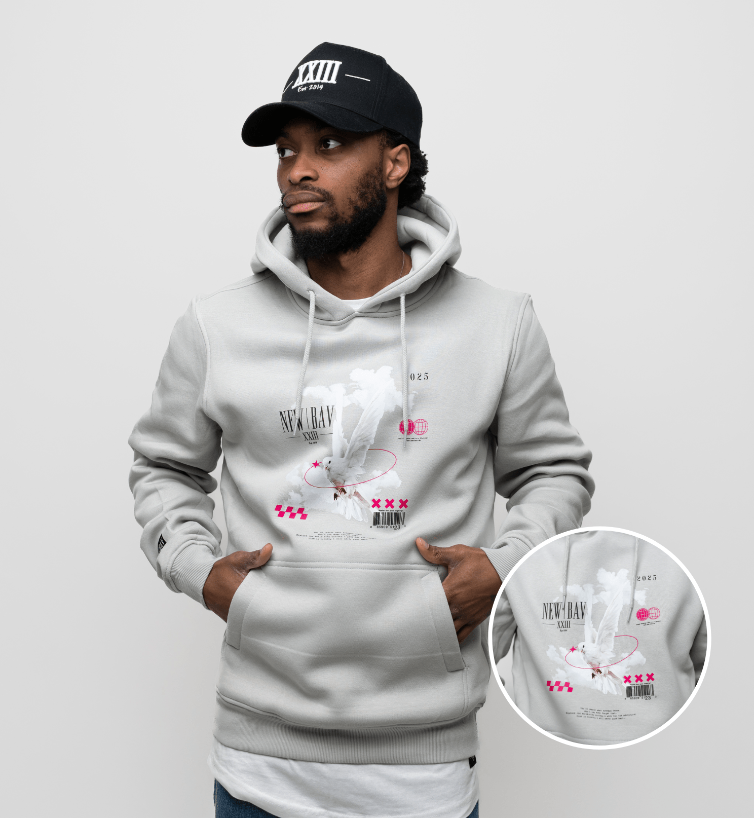 NB Taffarel Hoodie Lightasphalt - new - bav