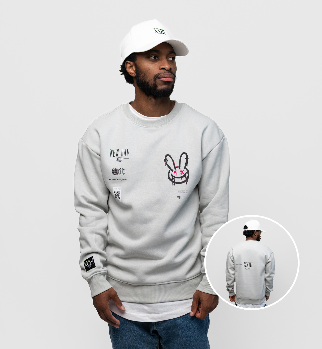 NB Cruyff Sweatshirt Lightasphalt