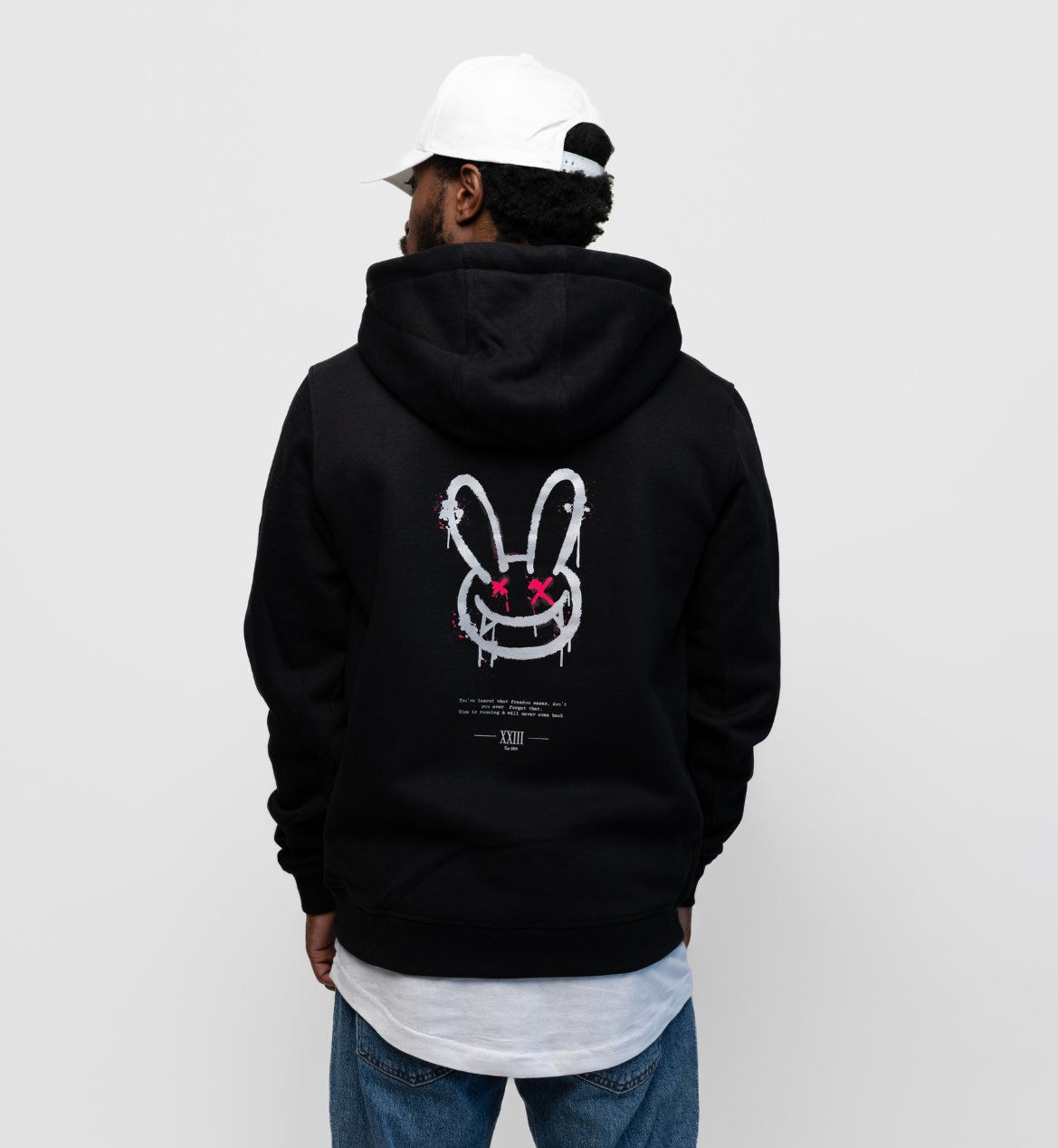 NB Owen Hoodie - Black Fluro Pink