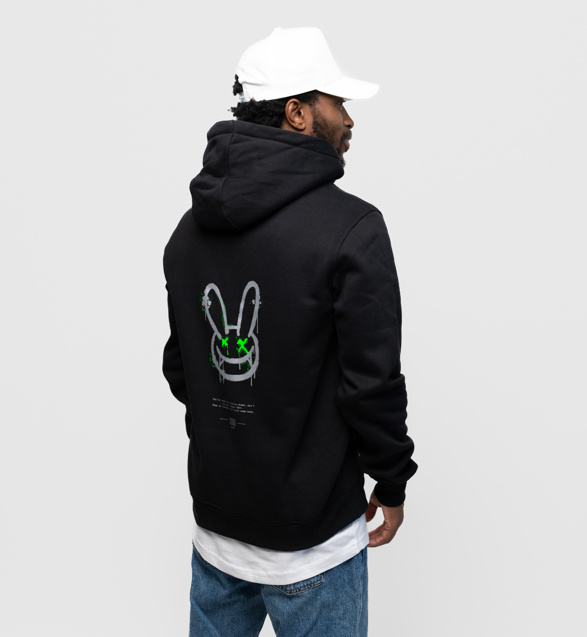 NB Owen Hoodie - Black Fluro Green
