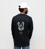 NB Owen Longsleeve - Black Fluro Green