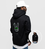 NB Owen Hoodie - Black Fluro Green