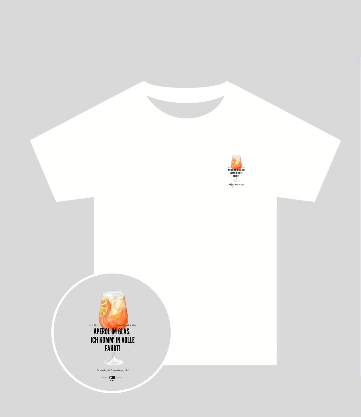 NB "Aperol im Glas" Damen Shirt - new-bav