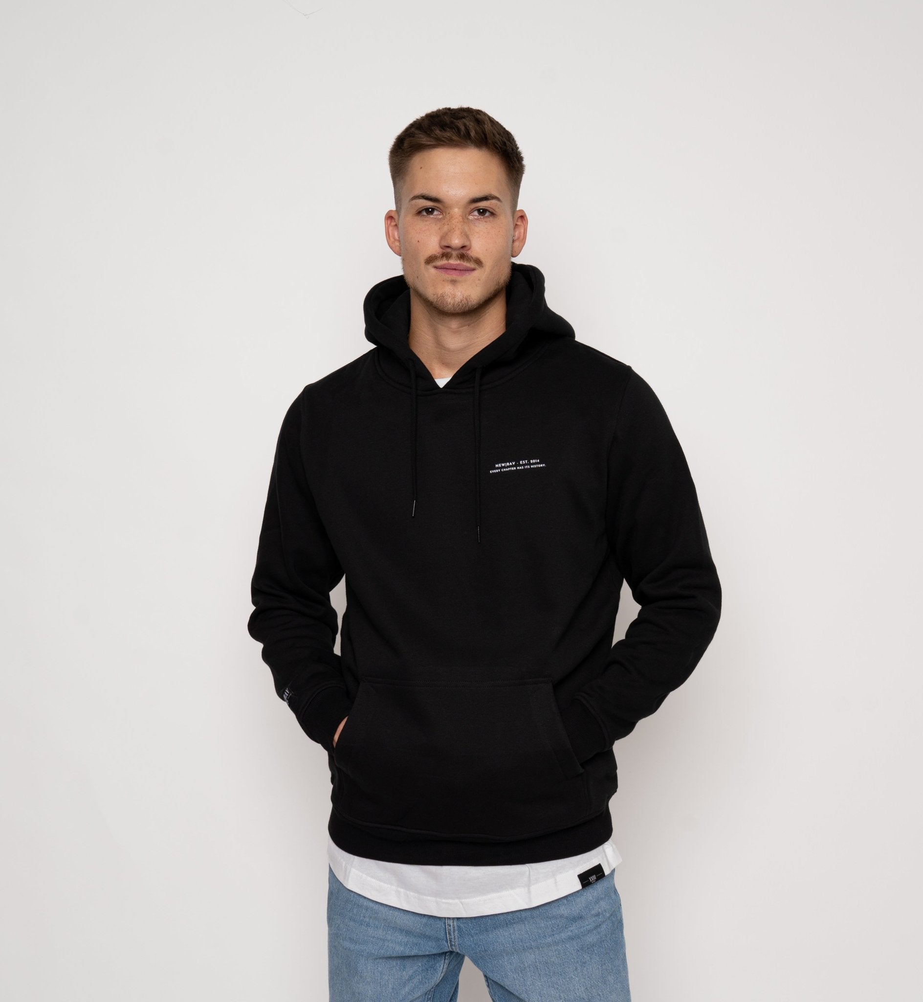 NB Beckham Hoodie Black - new-bav