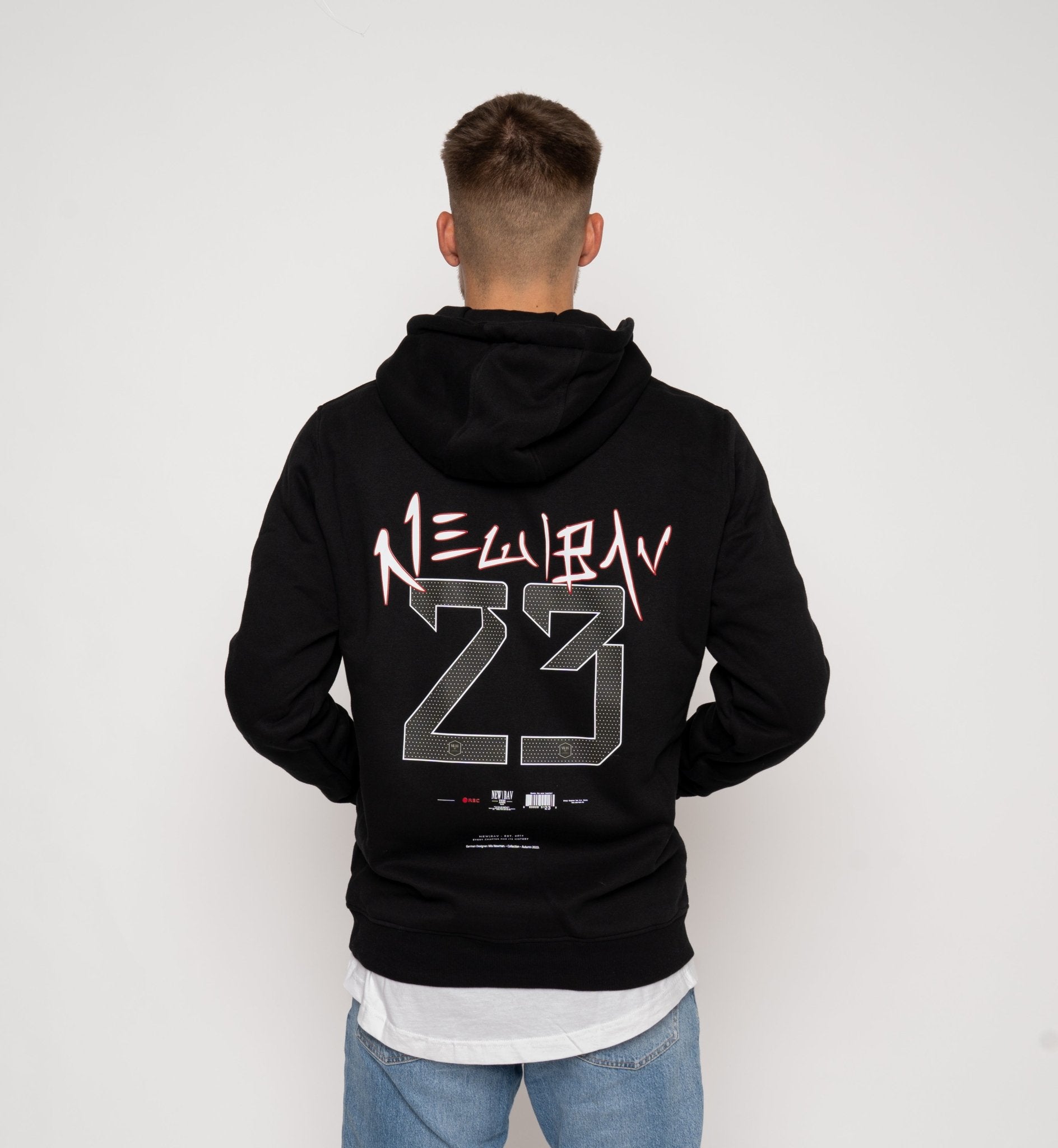 NB Beckham Hoodie Black - new-bav