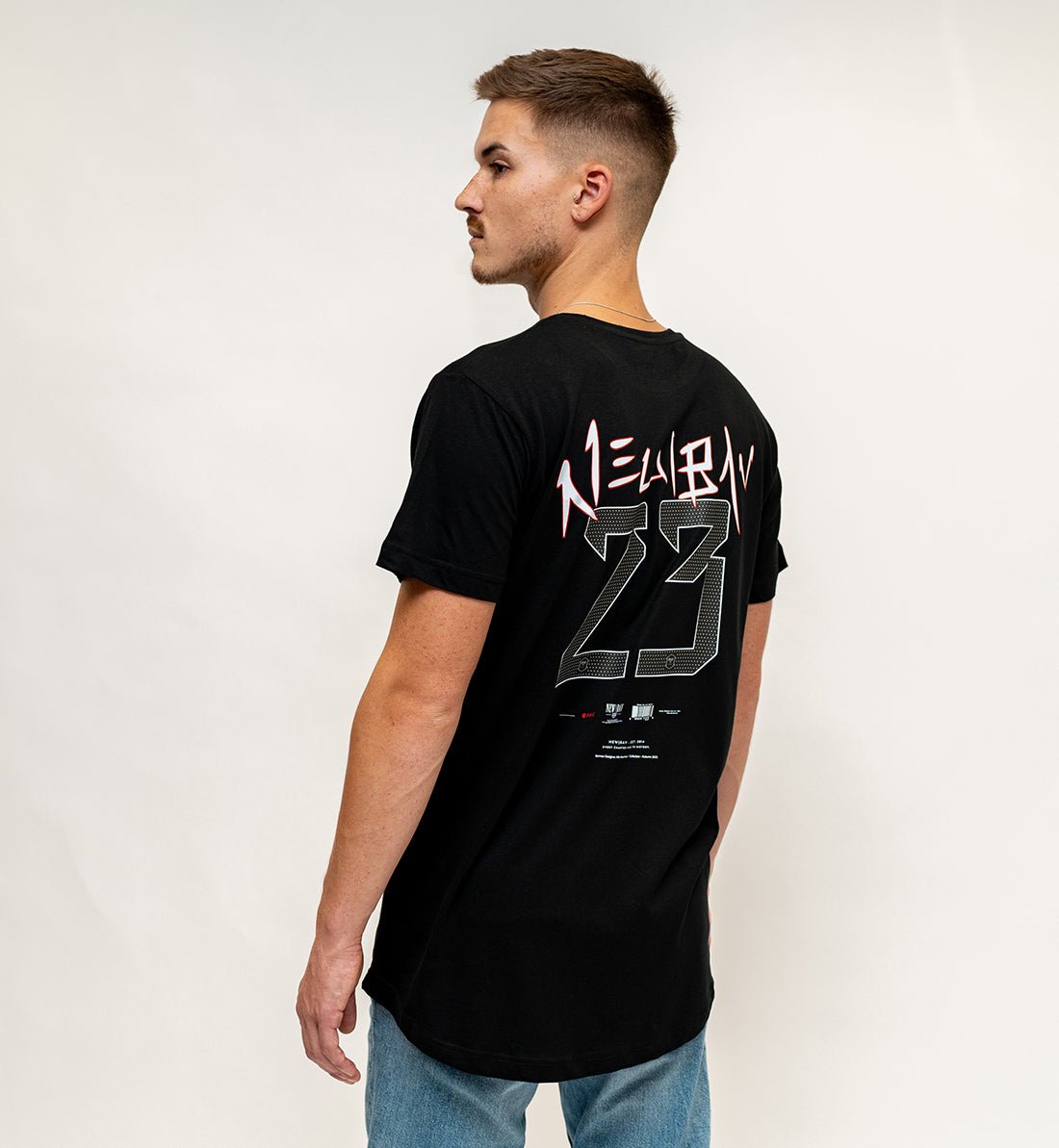 NB Beckham Oversize T-Shirt Black - new-bav