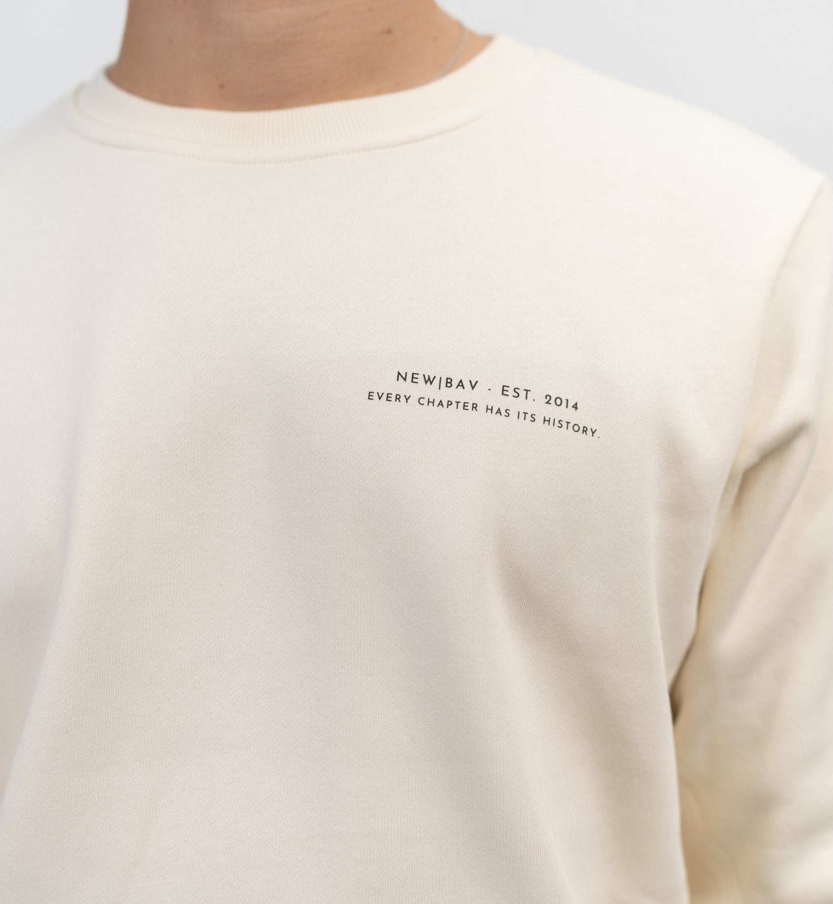 NB Beckham Sweatshirt Beige - new-bav
