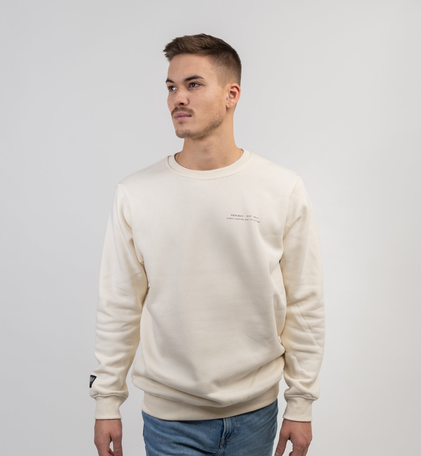 NB Beckham Sweatshirt Beige - new-bav