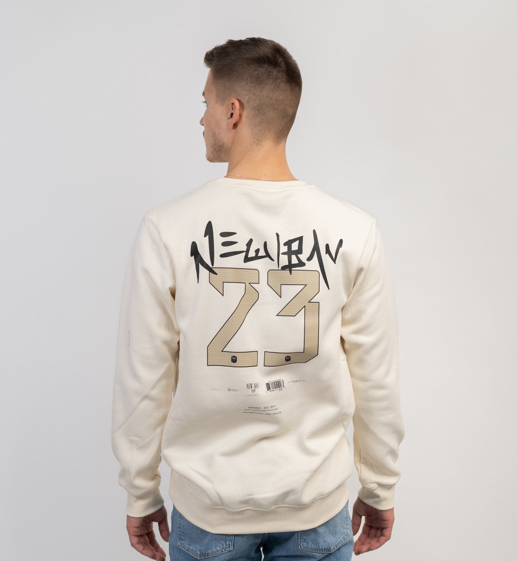 NB Beckham Sweatshirt Beige - new-bav