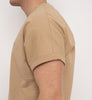 NB Blanc Oversize Shirt Camel - new-bav