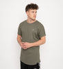 NB Blanc Oversize Shirt Olive - new-bav