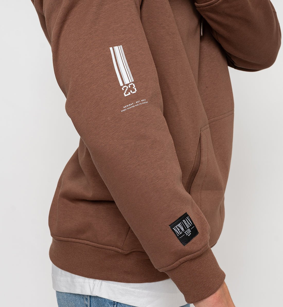 NB Busquets Hoodie Brown - new-bav