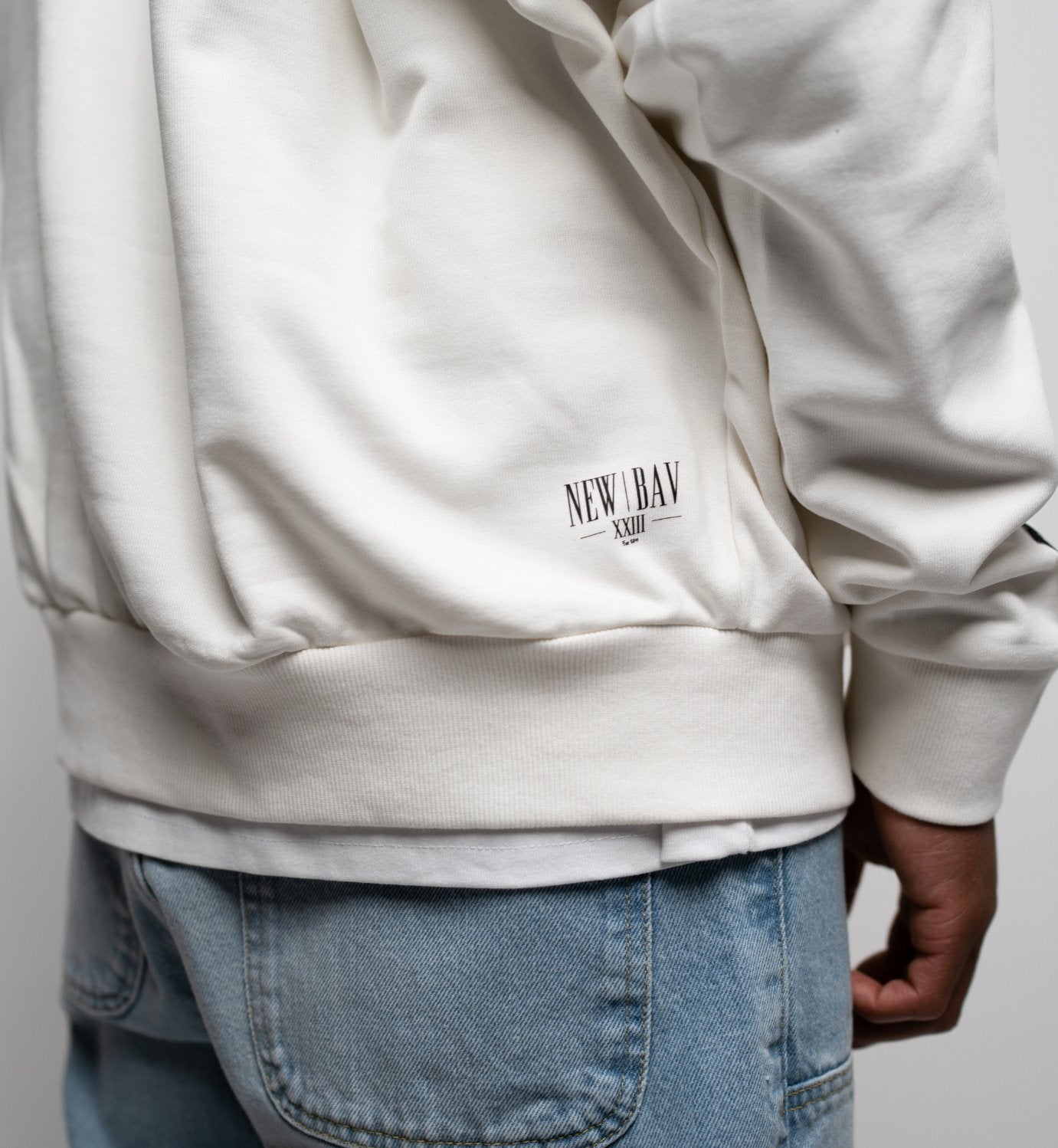 NB Cole Oversize Hoodie Offwhite 400gsm - new-bav