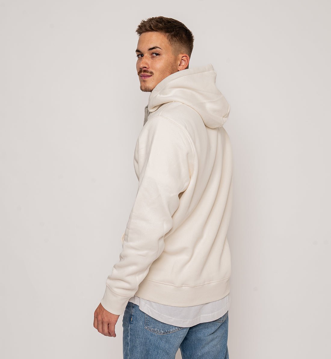 NB Deschamps Hoodie Offwhite - new-bav