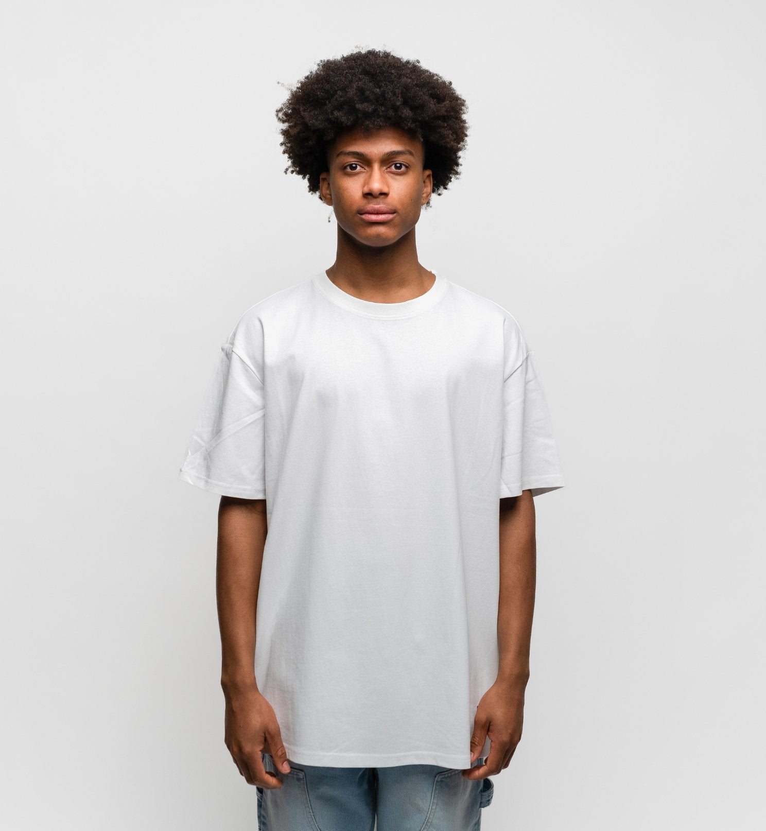 NB Diego Oversize Shirt White 240gsm - new-bav
