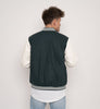 NB Donovan Collegejacke Bottlegreen - new-bav