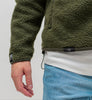 NB Henry Sherpa Flauschjacke Olive - new-bav