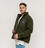 NB Henry Sherpa Flauschjacke Olive - new-bav