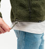 NB Henry Sherpa Flauschjacke Olive - new-bav