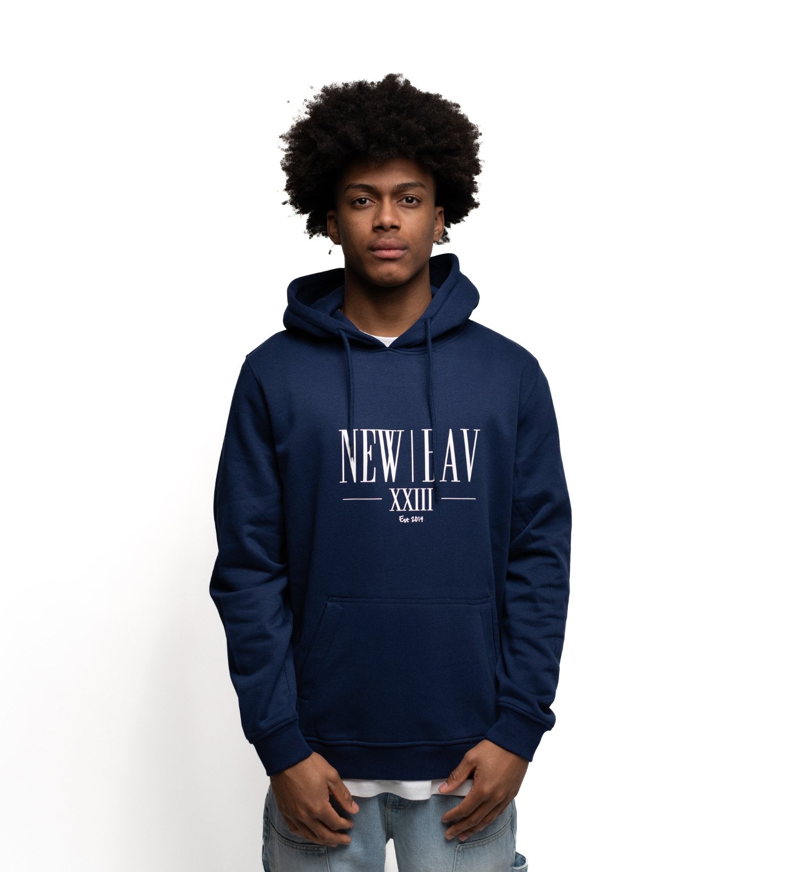 NB Jupp Navy Classic Hoodie - new-bav