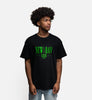 NB Mourinho Oversize Shirt Neongreen Print 240gsm - new-bav