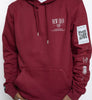 NB Pique Hoodie Bordeaux - new-bav