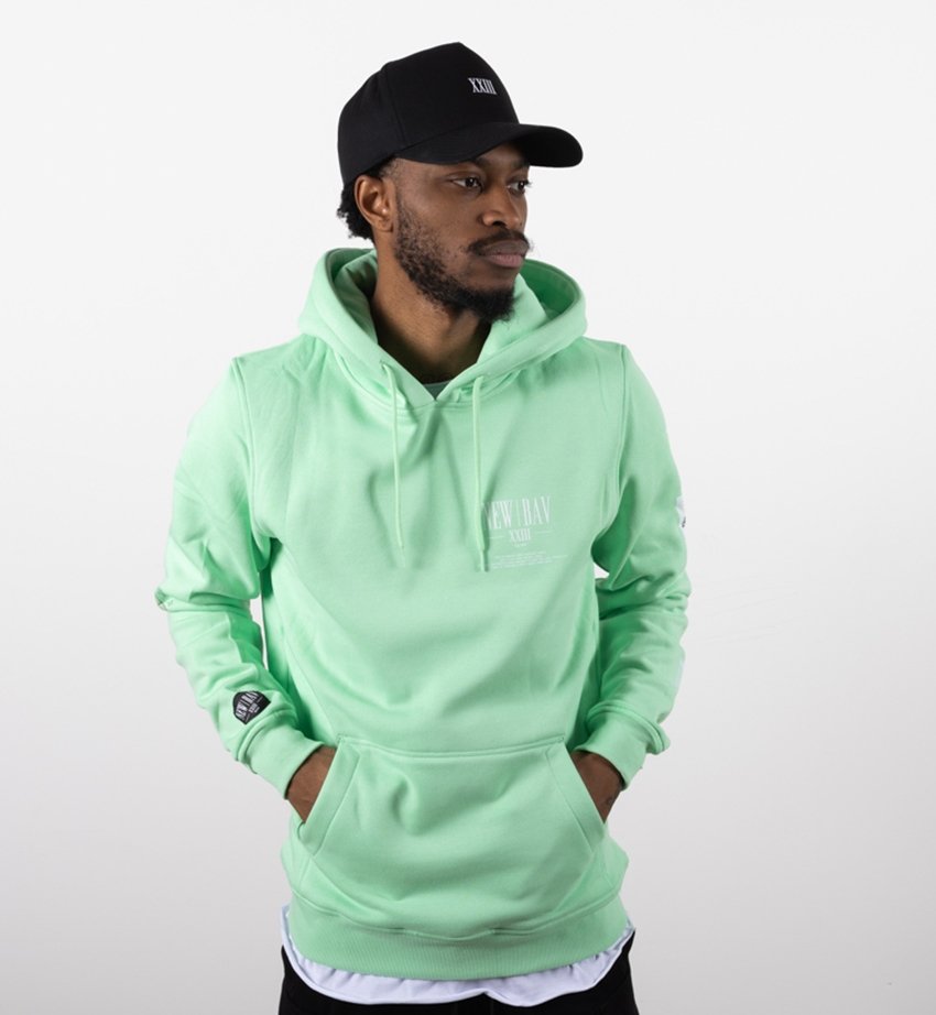 NB Pique Hoodie Mint - new-bav