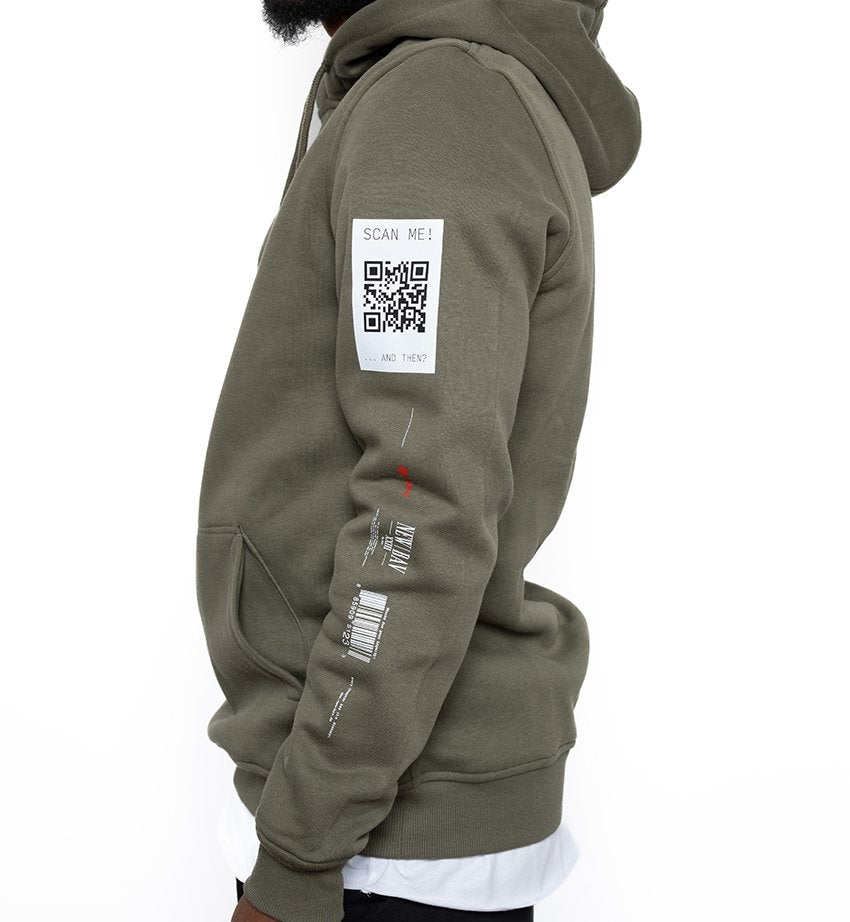 NB Pique Hoodie Olive - new-bav