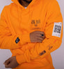 NB Pique Hoodie Orange - new-bav