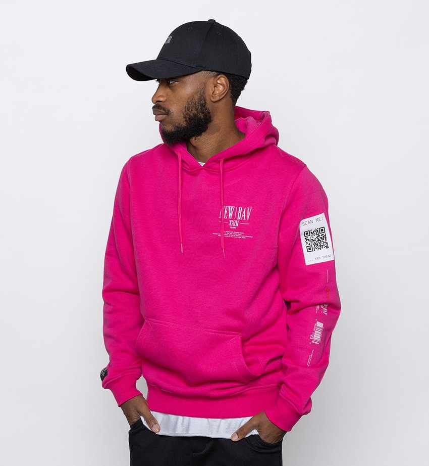 NB Pique Hoodie Pink - new-bav