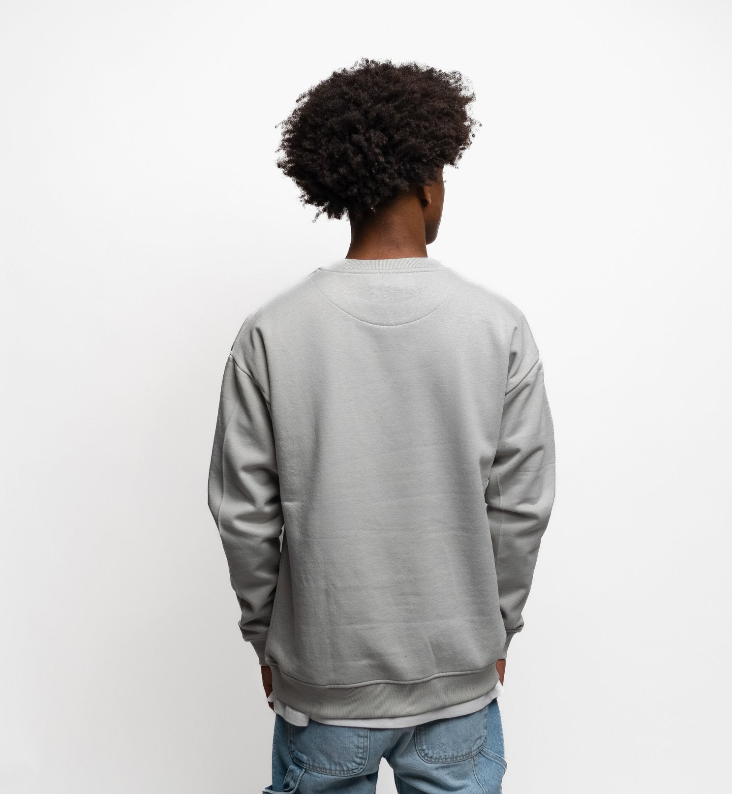 NB Pique Sweatshirt Lightasphalt - new-bav