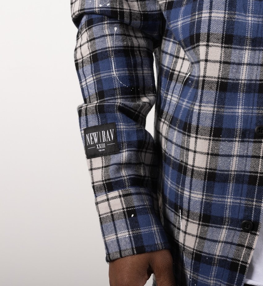 NB Platini Flanell-Splash Shirt - new-bav