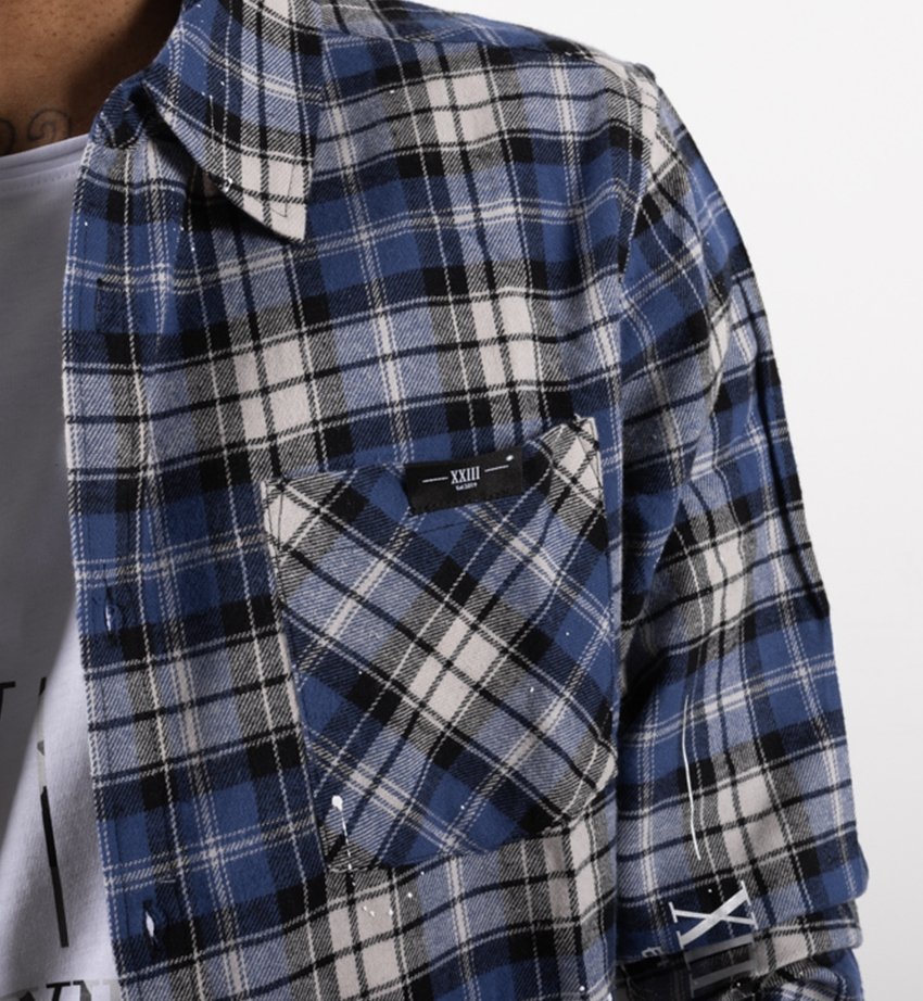 NB Platini Flanell-Splash Shirt - new-bav