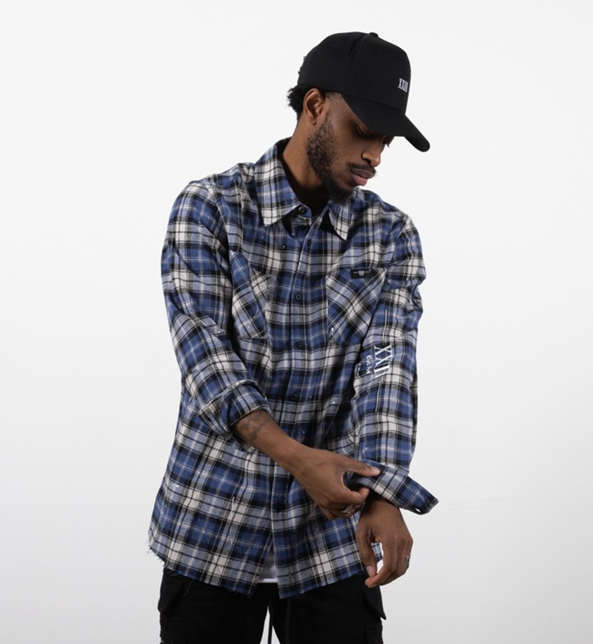 NB Platini Flanell-Splash Shirt - new-bav