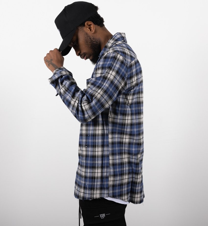 NB Platini Flanell-Splash Shirt - new-bav