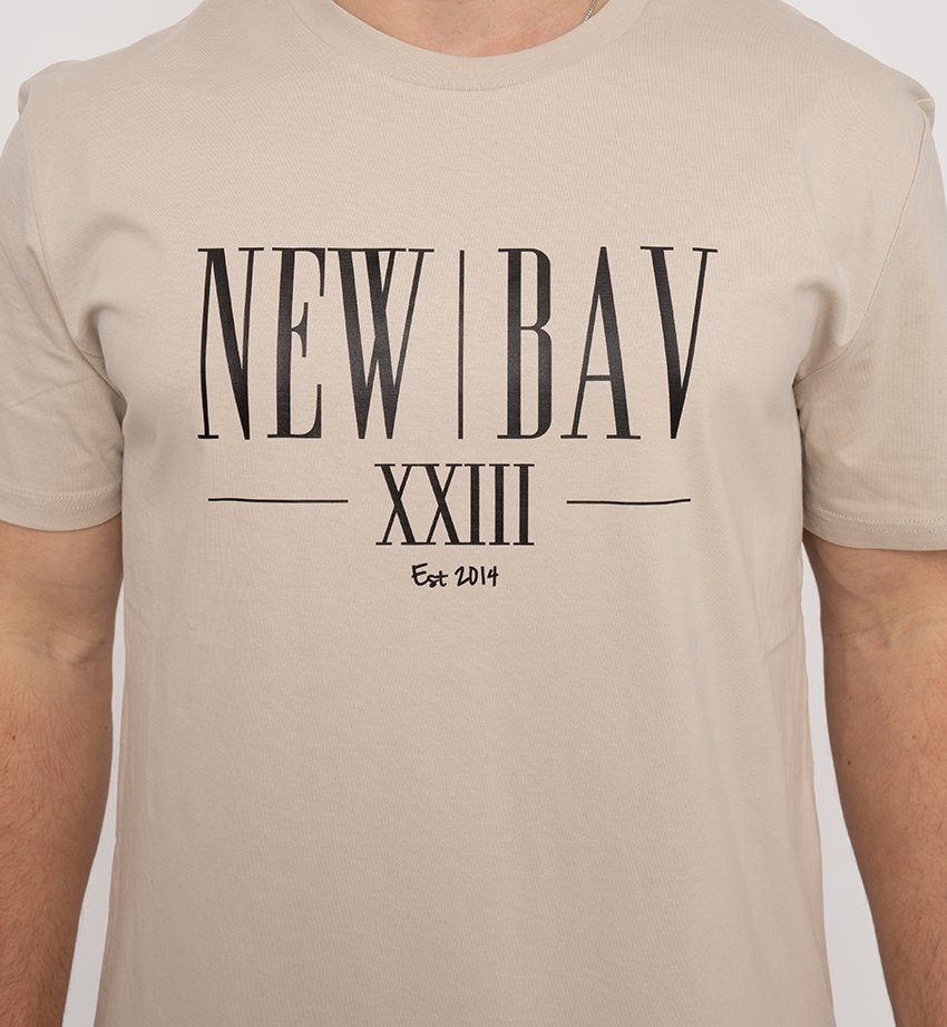 NB Totti Basic Shirt Beige - new-bav