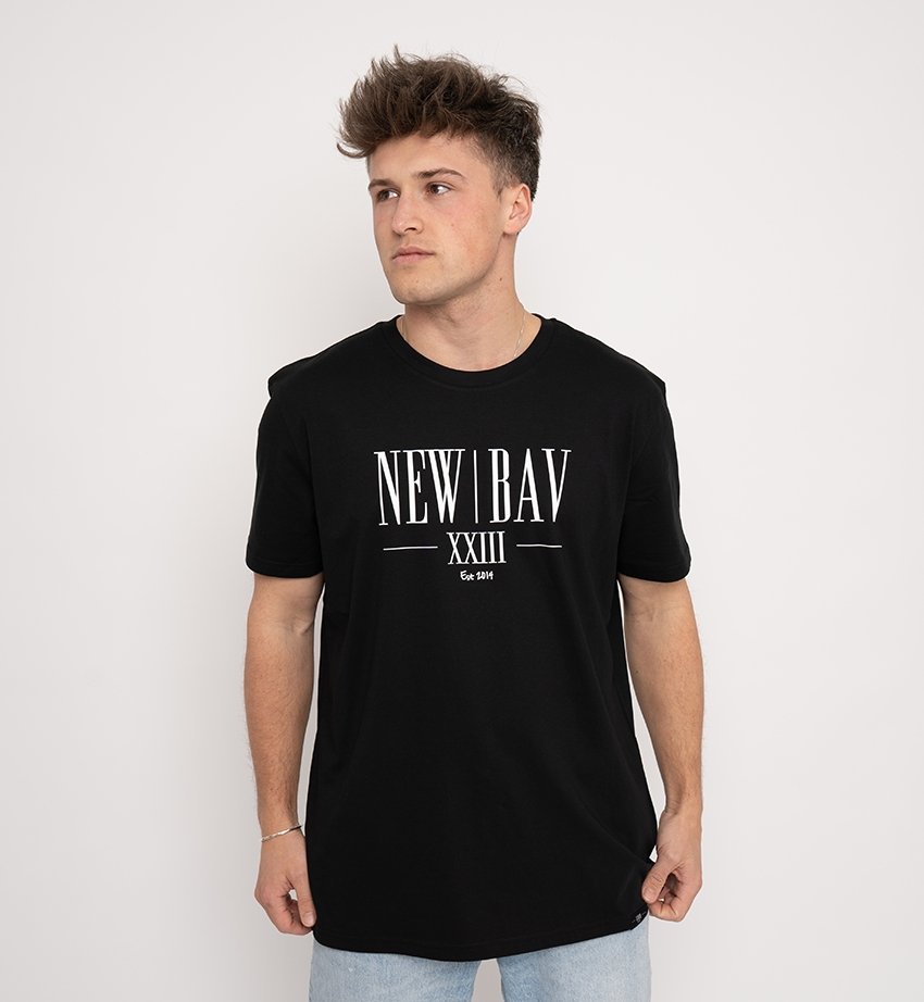 NB Totti Basic Shirt Black - new-bav