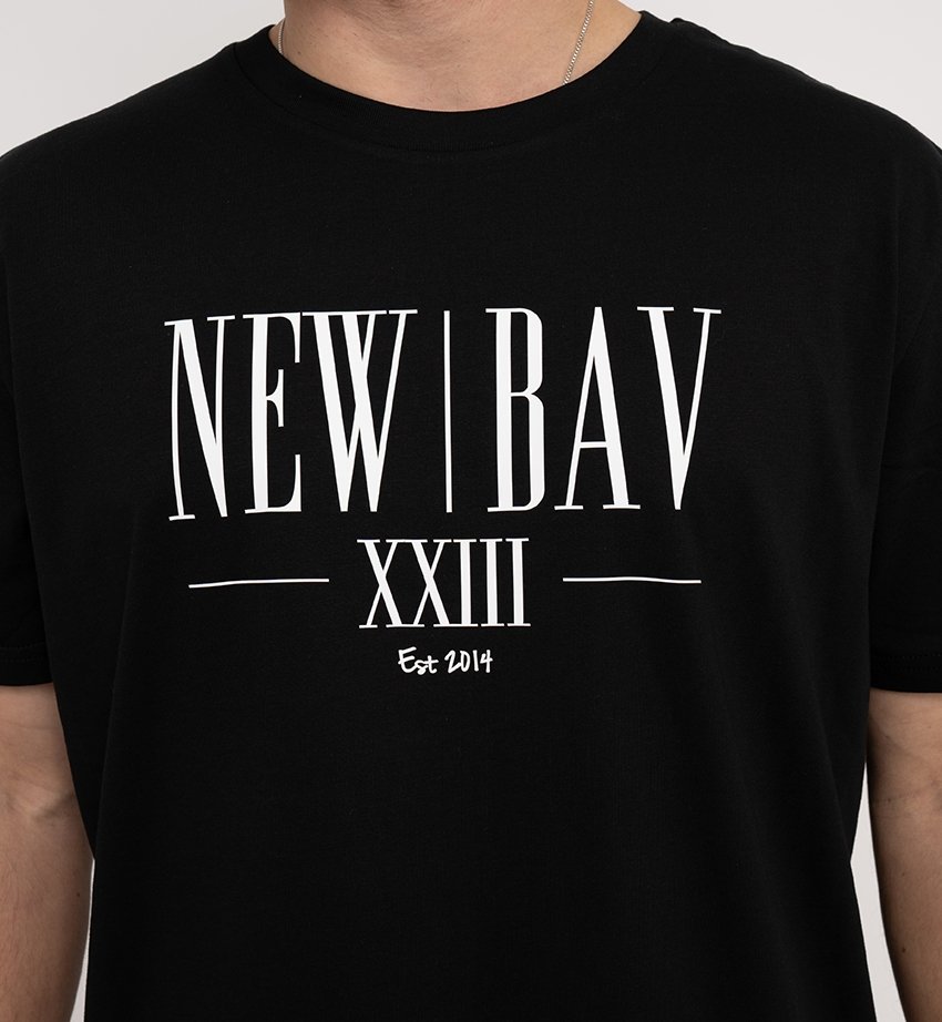 NB Totti Basic Shirt Black - new-bav
